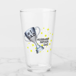 #1 Papa Aangepast bier Glass Glas