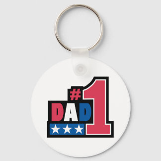 #1 Papa Gift Sleutelhanger