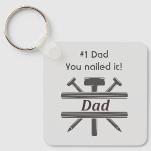 #1 Papa Hij heeft het gered. Fun Appreciation quot Sleutelhanger