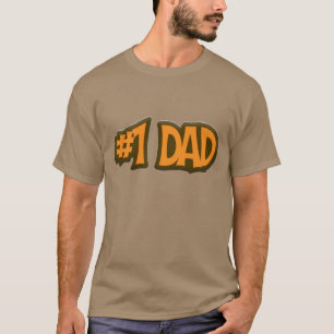 #1 Papa Ontwerp T-shirt