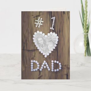 #1 Papa op Hout (foto lijst) Kaart