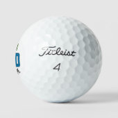 1 Papa Titleist Pro V1 Golf Balls Golfballen (Logo)