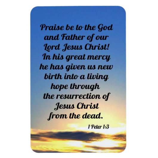 1 Peter 1:3 Magneet (Verticaal)