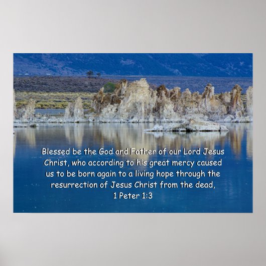1 Peter 1:3 Poster (Devant)