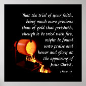 1 Peter 1:7 Poster (Voorkant)