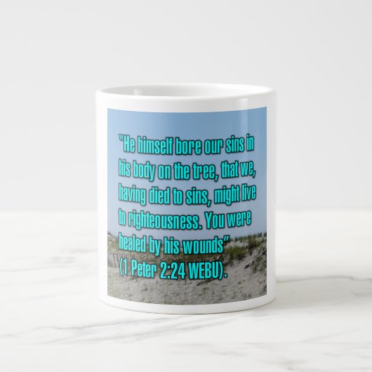 1 Peter 2:24 WEBU Mug (Devant)