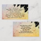 1 Peter 2:9 Je bent een gekozen volk, Bijbel Visitekaartje (Voorkant / Achterkant)