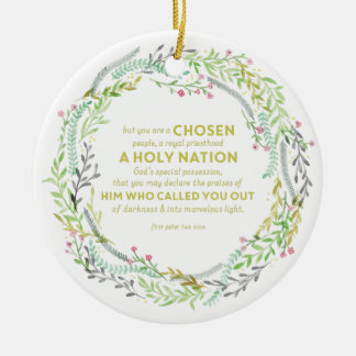 1 Peter 2:9 Keramisch Ornament