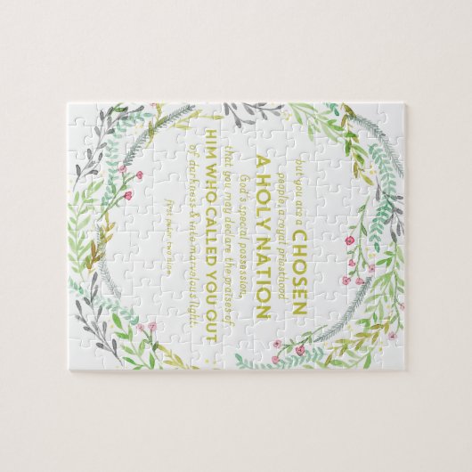 1 Peter 2:9 Legpuzzel (Horizontaal)