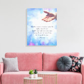 1 Peter 5:6-7 Canvas Afdruk (Insitu (Woonkamer))