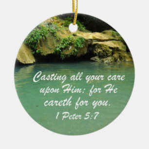 1 Peter 5:7 Keramisch Ornament