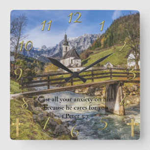1 Peter 5:7 kerk bij de berg Vierkante Klok