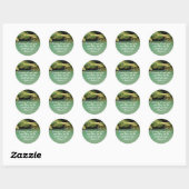 1 Peter 5:7 Ronde Sticker (Vel)