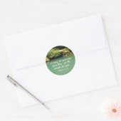 1 Peter 5:7 Ronde Sticker (Envelop)
