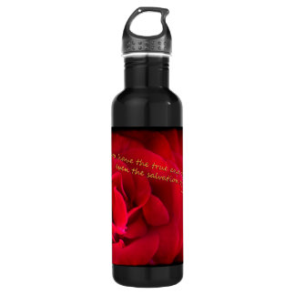 1 Petrus 1:9 Zwarte grens Waterfles