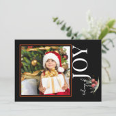 1 PHOTO CARTE DE NOËL - JOIE avec les baies (Debout devant)