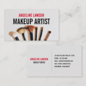 1 Photo Chic & Simple Maquillage Artiste Carte de (Devant / Derrière)