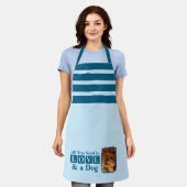 1 photo dog or cat love blue schort (Gedragen)