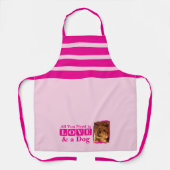 1 photo dog or cat love pink schort (Voorkant)