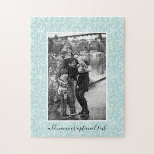 1 Photo with Farmhouse Tile Pattern and Text Legpuzzel