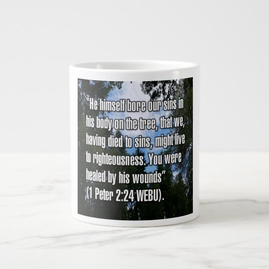 1 Pierre 2:24 WEBU Mug (Devant)
