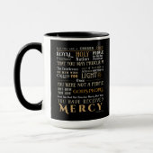 1 Pierre 2:9-10 Écriture Mug (Gauche)
