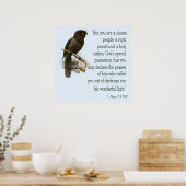 1 Pierre 2:9 Écriture chrétienne Poster Bible Vers (Cuisine)