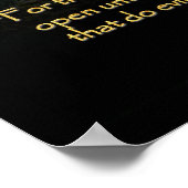 1 Pierre 3:12-13 Poster de la Bible chrétienne (Coin)