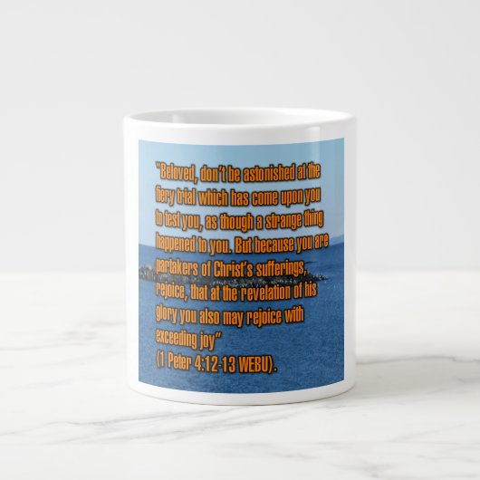 1 Pierre 4:12-13 WEBU Mug (Devant)