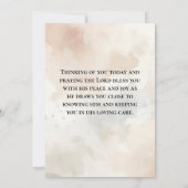 1 Pierre 5:7 Posez votre anxiété sur Lui Carte Bib (Dos)