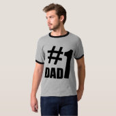# 1 RÉTRO T-SHIRT 1 DE PAPA (Devant entier)