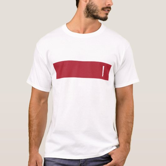 #1 Rode streep T-shirt (Voorkant)