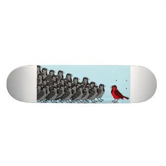 1 rode vogel skateboard