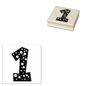 #1 	RUBBERSTEMPEL (Gestempeld)