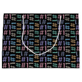 "# 1" sac cadeau Motif (Devant)