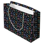 "# 1" sac cadeau Motif (Dos Angle)