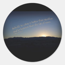 1 Samuel 15:22 Zonsondergang Zwarte Grens
