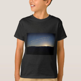 1 Samuel 15:22 Zonsondergang Zwarte Grens T-shirt