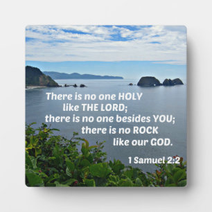 1 Samuel 2:2 Er is niemand heilig zoals de Heer Fotoplaat