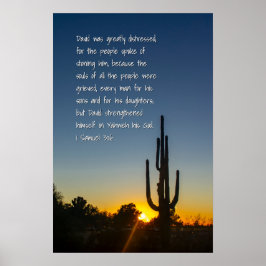 1 Samuël 30:6 Poster