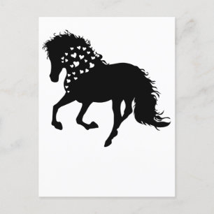 1- Shirt van paarden, T-shirt van paardenpest, mei Briefkaart