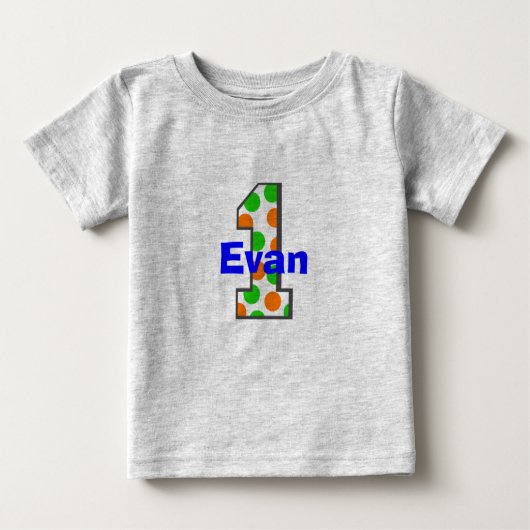 1 Shirt voor de eerste verjaardag (Voorkant)