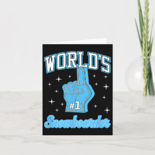 #1 Snowboarder 's werelds nummer één snowboarder s Kaart