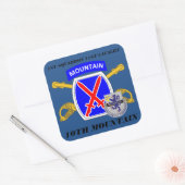1 SQUADRON 71ST CAVALRY 10E MOUNTAIN STICKERS (Envelop)