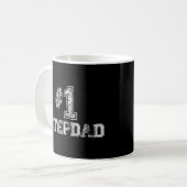1 StapPapa Stap Papa Nummer Een Vaderdag Cadeau Koffiemok (Voorkant links)