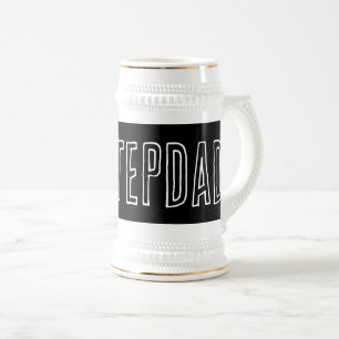 #1 STEPDAD bierstein cadeau voor Vaderdag Bierpul