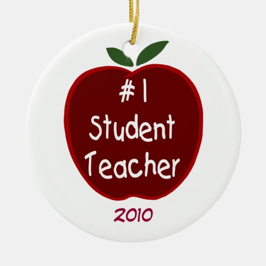 #1 Student Teacher Ornament (Voorkant)