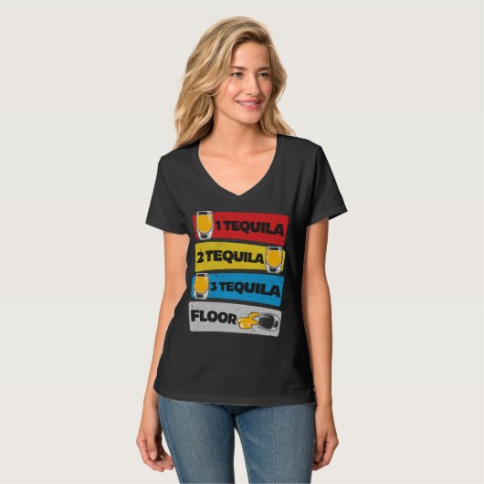 1 T-shirt Tequila 2 Tequila 3 Tequila Floor (Devant entier)