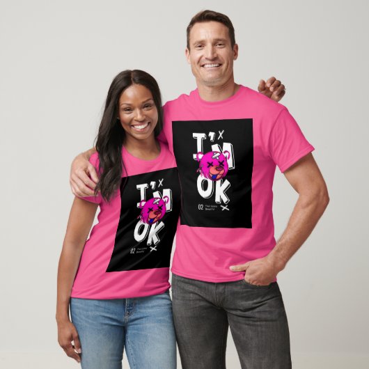 1. T-Shirt Vibes Stylisées - Bold Look, Com Quotid (Unisexe)