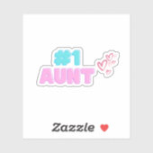 #1 Tante Autocollant (Feuille)